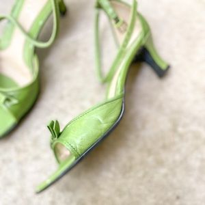 Franco Sarto kitten heel strap sandal